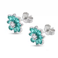 Pendientes Brosway Mujer FANCY - AQUA GREEN in Plata FAG27